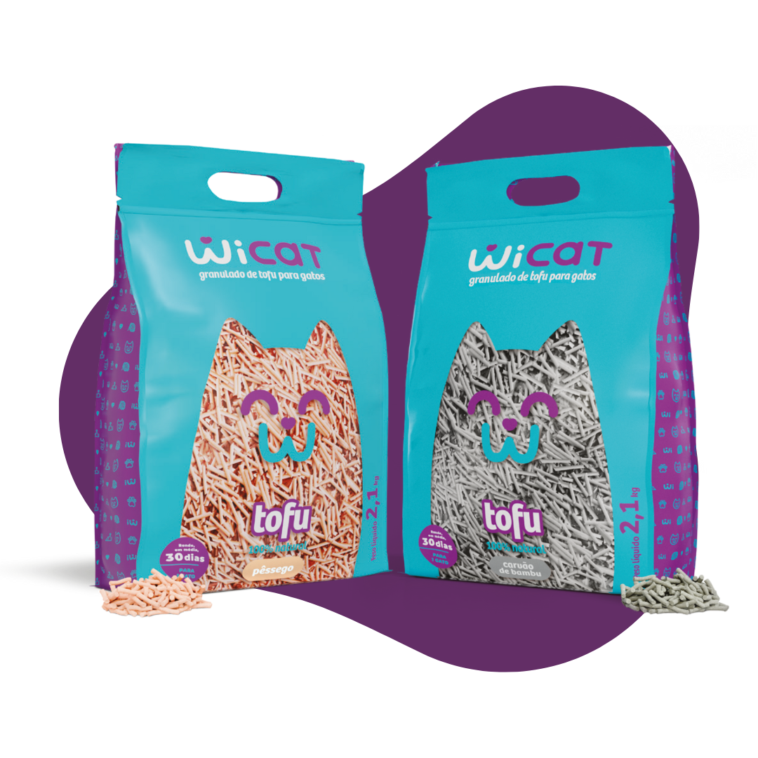 WiCat – Granulado sanitário a base de Tofu e 100% biodegradável