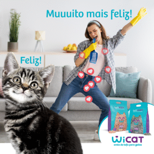 WiCat – Granulado sanitário a base de Tofu e 100% biodegradável
