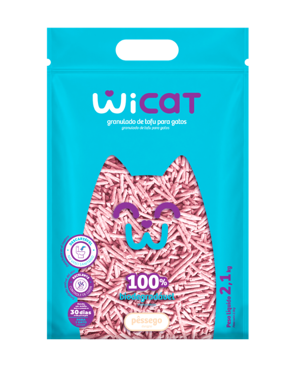 WiCat – Granulado sanitário a base de Tofu e 100% biodegradável